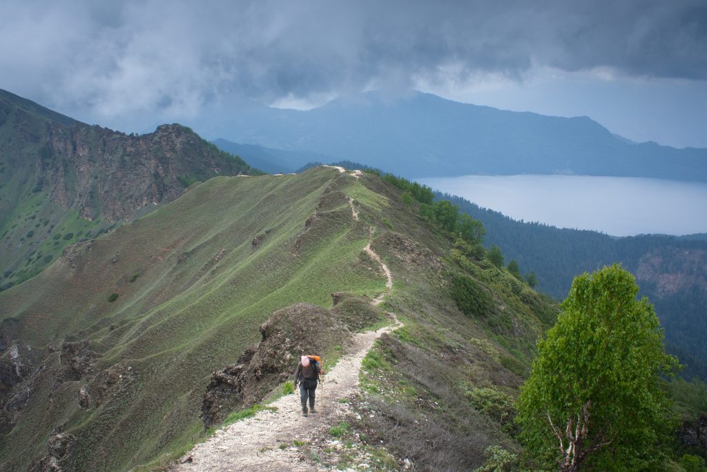 Rara Lake on the background